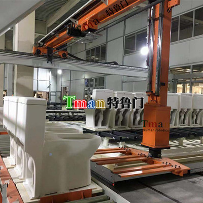 Toilet Kiln Loading and Unloading